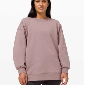 Lululemon Perfectly Oversized Crew-Size 6/8- Violet Verbena